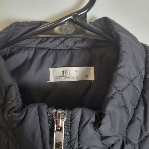 Miss Molly‎ Quilted Vest-Black-Women's SM - Picture 3 of 8